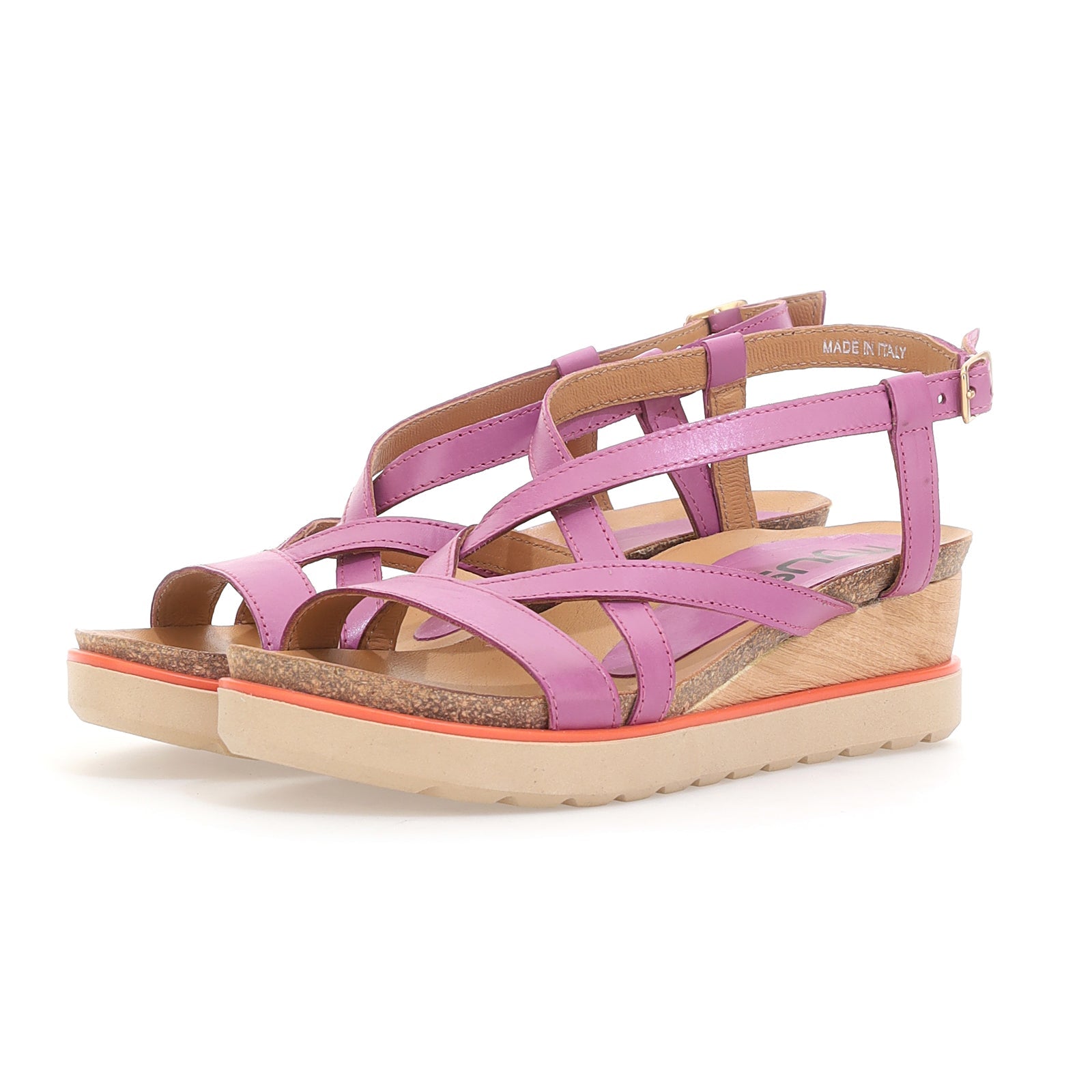 Mjus - Tessa - Sandal - Wedge#color_fuchsia